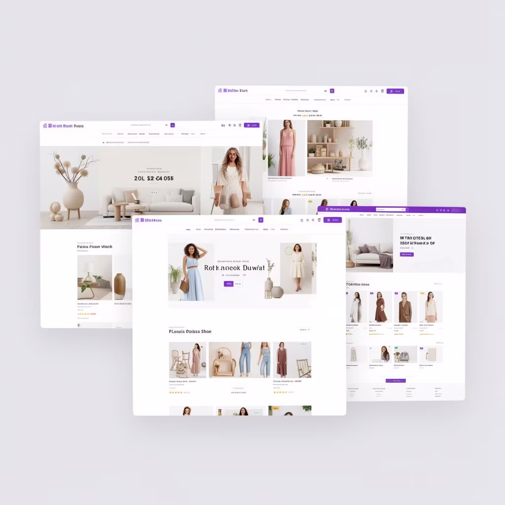 Multiple online shop themes and templates on Shopi